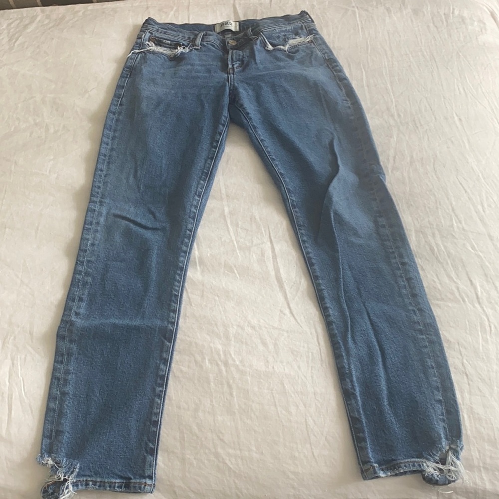 AGOLDE Toni distressed denim